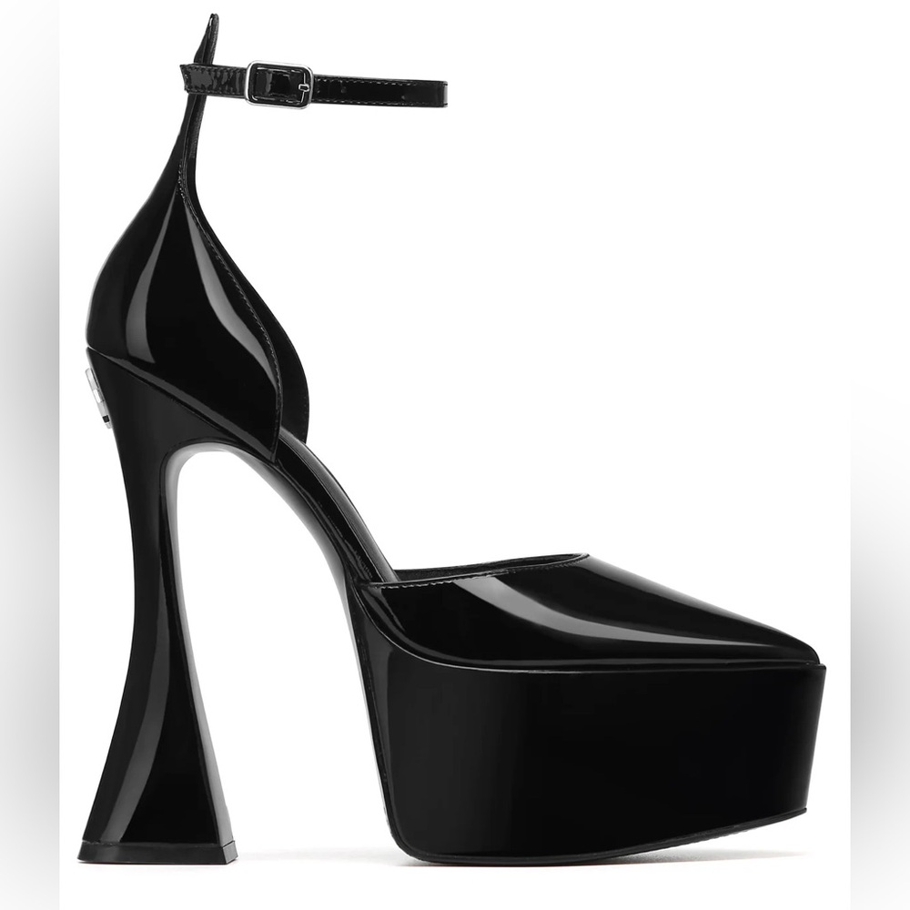 Naked Wolfe DARIA BLACK PATENT